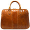 The Floto Venezia Slim Italian leather briefcase is a men's business bag that is handcrafted in Italy.  This is the Venezia Slim in Olive (Honey) Brown.